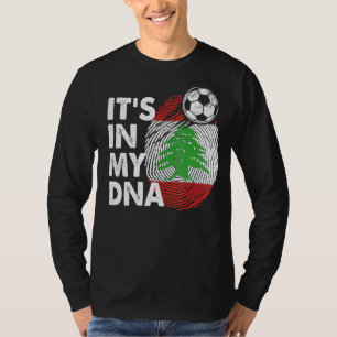 Camiseta Líbano En Mi Adn Equipo De Bandera Libanesa Líbano