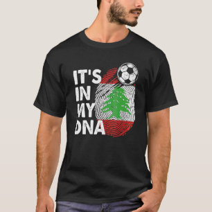 Camiseta Líbano En Mi Adn Equipo De Bandera Libanesa Líbano