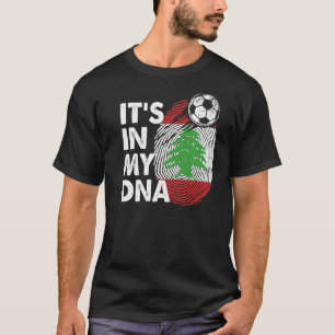 Camiseta Líbano En Mi Adn Equipo De Bandera Libanesa Líbano
