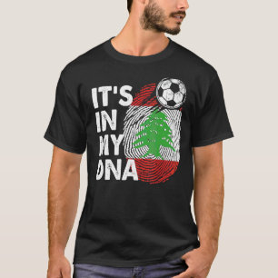 Camiseta Líbano En Mi Adn Equipo De Bandera Libanesa Líbano