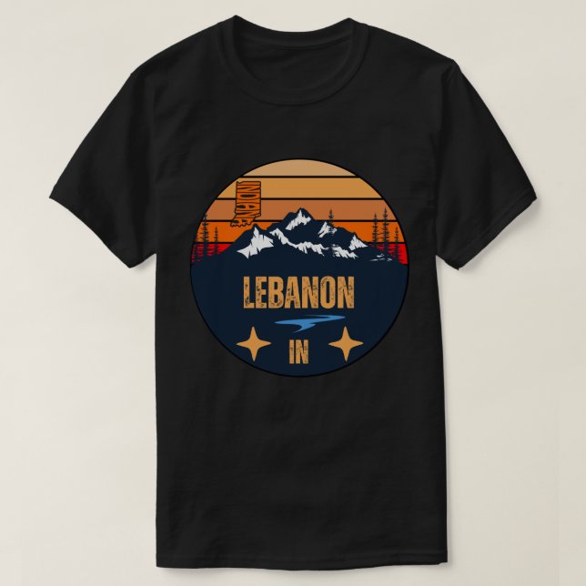 Camiseta Líbano, Indiana (Diseño del anverso)