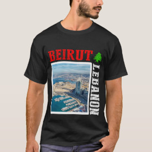 Camiseta Líbano, Líbano, Líbano, Bandera del Líbano.