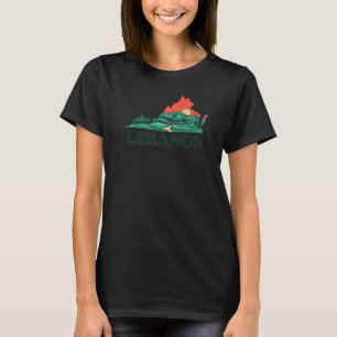 Camiseta Líbano Virginia Montaña Blue Ridge al aire libre G