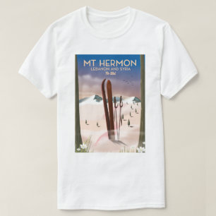 Camiseta Líbano y Siria Mt Hermon Ski