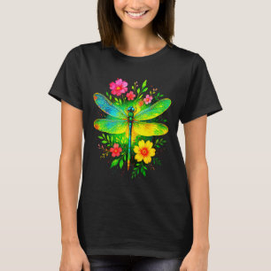 Camiseta Libélula belleza - día de la tierra arte acuarela 
