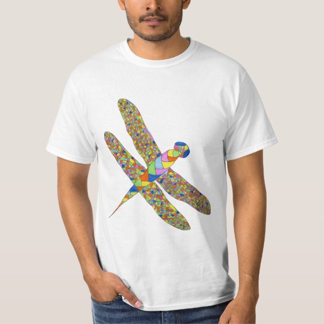 Camiseta Libélula Colorida (Anverso)