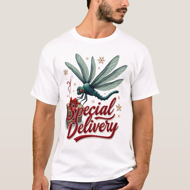 Camiseta Libélula de entrega de regalo (Anverso)