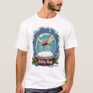 Camiseta Libélula de globo de nieve