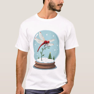 Camiseta Libélula de globo de nieve