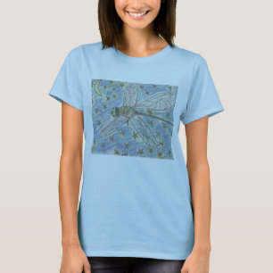 Camiseta Libélula en una noche estrellada