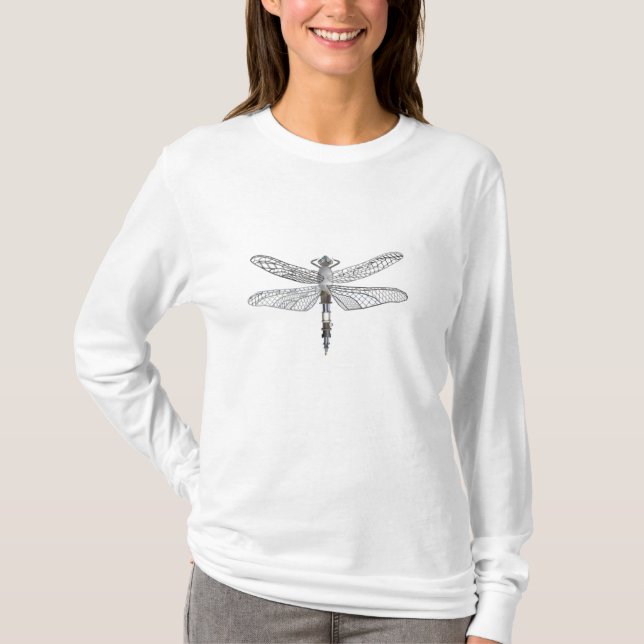 Camiseta Libélula industrial (Anverso)