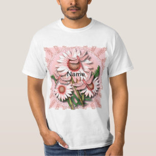 Camiseta Libélula Margaritas Rosadas