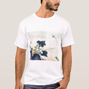 Camiseta Libélula y calabaza por Ogata, Gekko Ukiyoe
