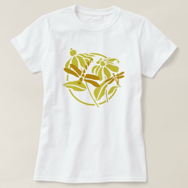 Camiseta Libélulas (Diseño del anverso)