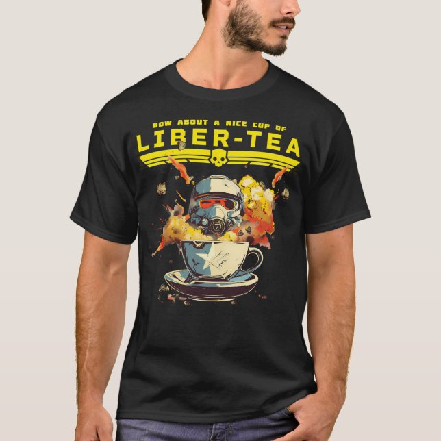 Camiseta Liber-Tea - Helldivers Ii (Anverso)