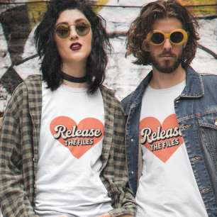 Camiseta Libera Los Archivos Divertida Conspiración Epstein