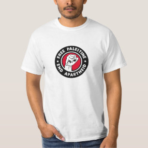 Camiseta Libera Palestina Fin al Apartheid