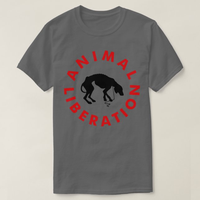 Camiseta Liberación animal (Diseño del anverso)