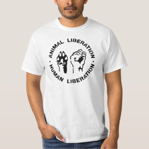 Camiseta Liberación animal - liberación humana