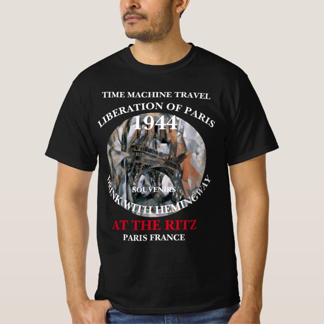 CAMISETA LIBERACIÓN DE VIAJE DE MÁQUINA TEMPORAL DE LA BEBI (Anverso)
