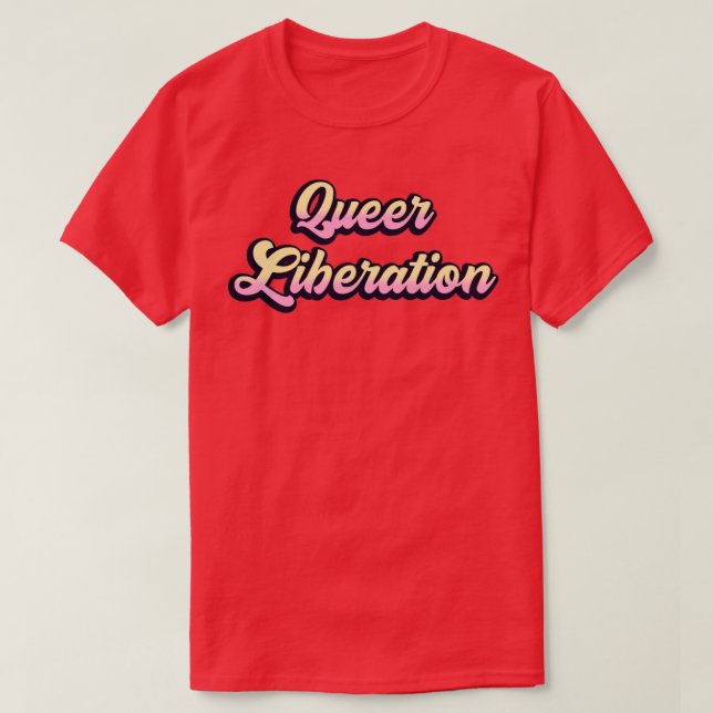 Camiseta Liberación queer (Diseño del anverso)