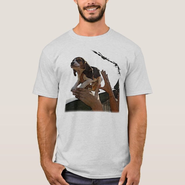 Camiseta liberada del beagle (Anverso)