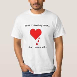 Camiseta Liberal del corazón sangrante