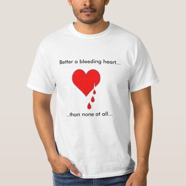 Camiseta Liberal del corazón sangrante (Anverso)