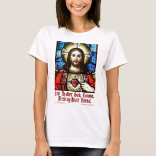 Camiseta Liberal Jesús del corazón sangrante