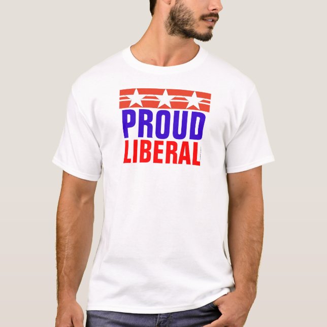Camiseta liberal orgullosa (Anverso)