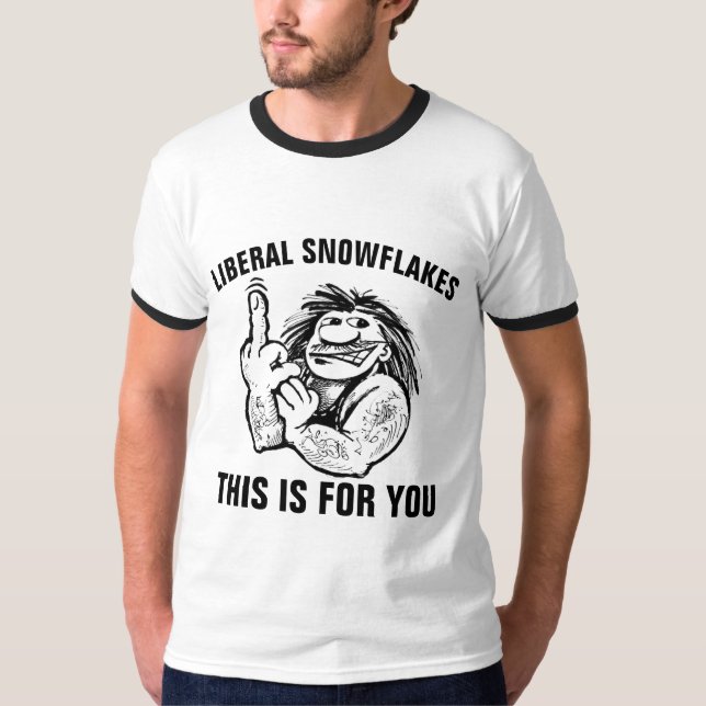 Camiseta LIBERAL SNOWFLAKES Tees (Anverso)