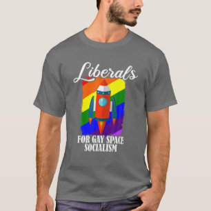 Camiseta Liberales Espacio gay Socialismo Igualdad regalo d