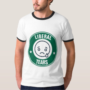 Camiseta LIBERALES LÁGRIMAS CÁPSULAS DE CAFÉ divertidas