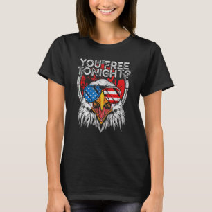 Camiseta Liberan Esta Noche El Águila Calva Eáguila Bandera