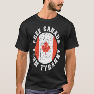 Camiseta Liberar a Canadá de la tiranía de los viejos polít