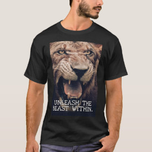 Camiseta Liberar A La Bestia Dentro - Motivación De León
