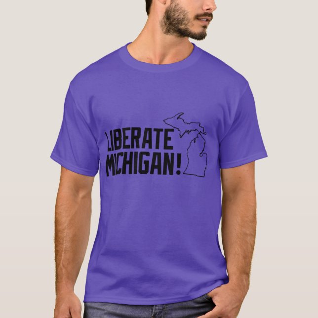 Camiseta Liberar a Michigan 9 (Anverso)