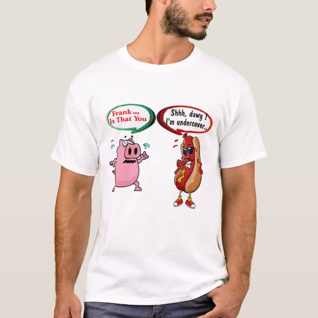 Camiseta Liberar a su comediante interno | Humor de perros  (Anverso)