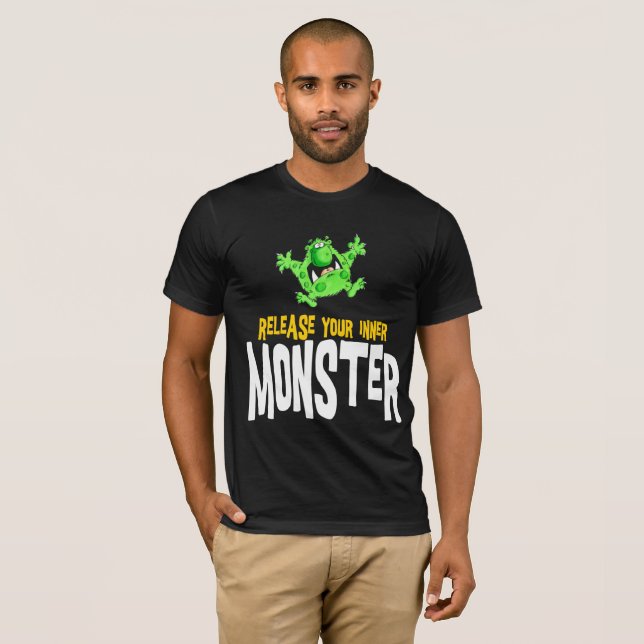 Camiseta Liberar a tu monstruo interior (Anverso completo)