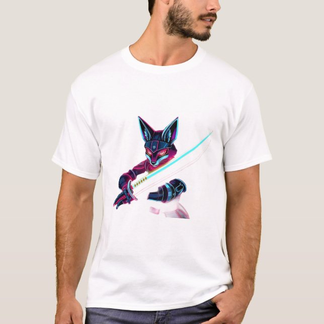 Camiseta Liberar a tu zorro interno de Samurai (Anverso)