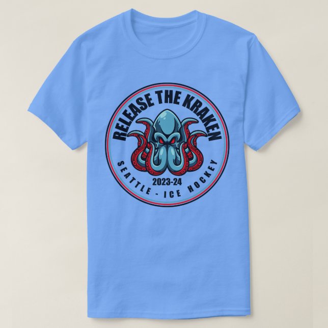 Camiseta Liberar al Kraken (Diseño del anverso)