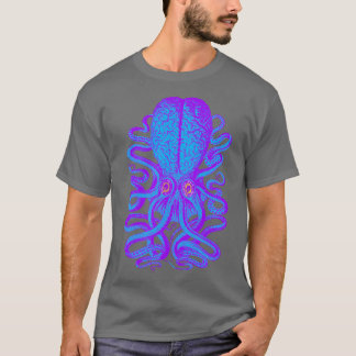 Camiseta Liberar el cerebro psicodélico de Kraken