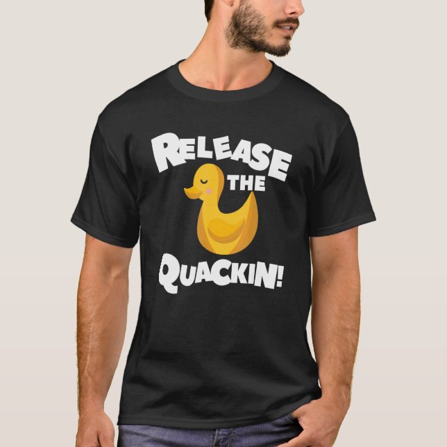 Camiseta Liberar El Cuchillo Por Un Pato (Anverso)
