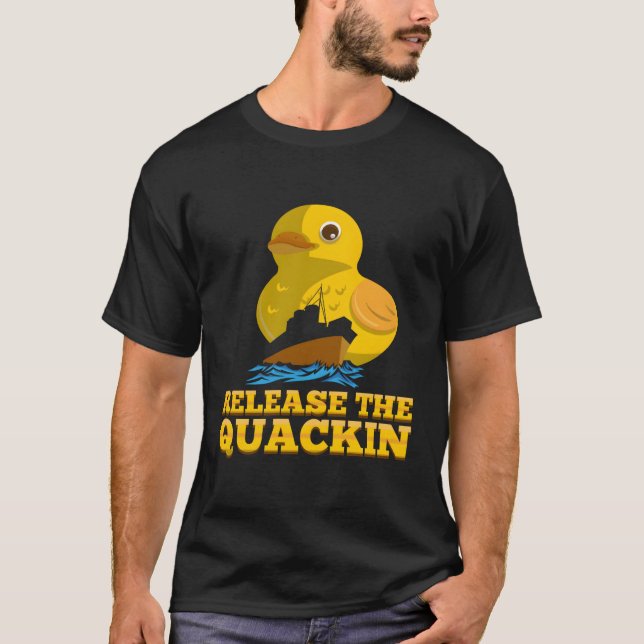 Camiseta Liberar el divertido bollo de pato (Anverso)