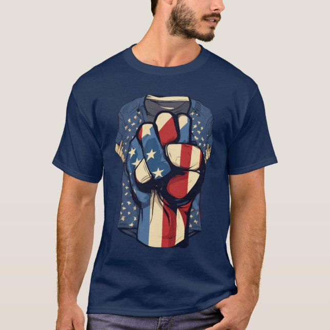 Camiseta Liberar el poder: diseño dinámico de camisetas" (Anverso)