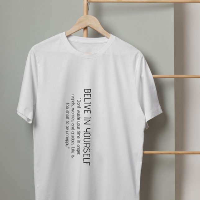 Camiseta Liberar el poder interior: Creer en ti mismo (Subido por el creador)