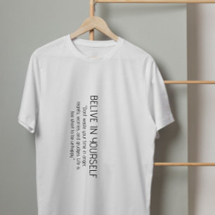 Camiseta Liberar el poder interior: Creer en ti mismo