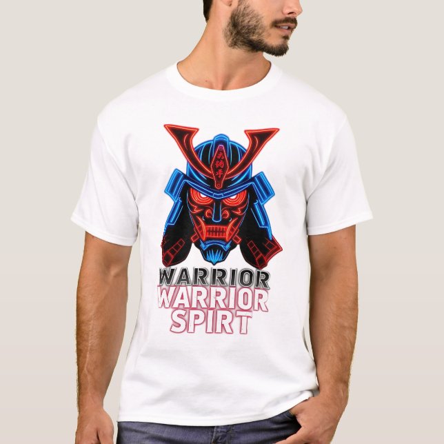 Camiseta Liberar Guerrero Espíritu Electric Blue Samurai Te (Anverso)