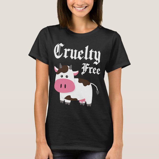 Camiseta Liberar la crueldad Vegan y dejar de matar animale (Anverso)