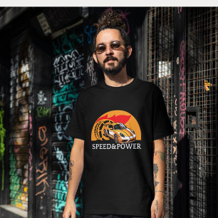 Camiseta Liberar la velocidad: velocidad y energía desatada